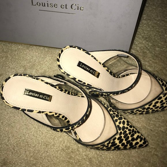 Sassy and stylish animal print mule! Size 9M - Picture 3 of 3